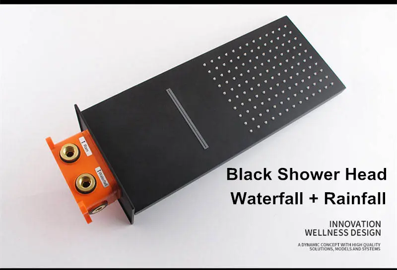 Matte black shower head 2