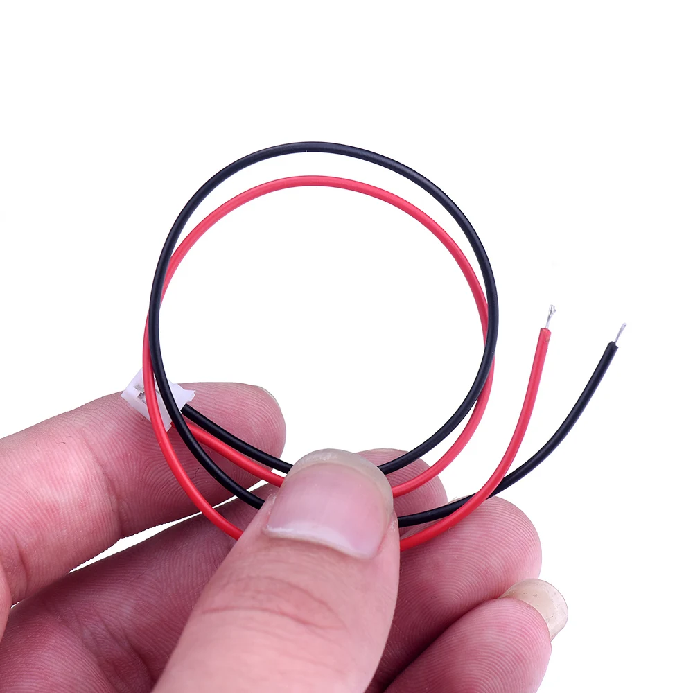 

Top Quality Red Black 2 Pins 200mm Wire-lead Single-head Male Connector Plug for air fan electric toy laptop Terminal Cables