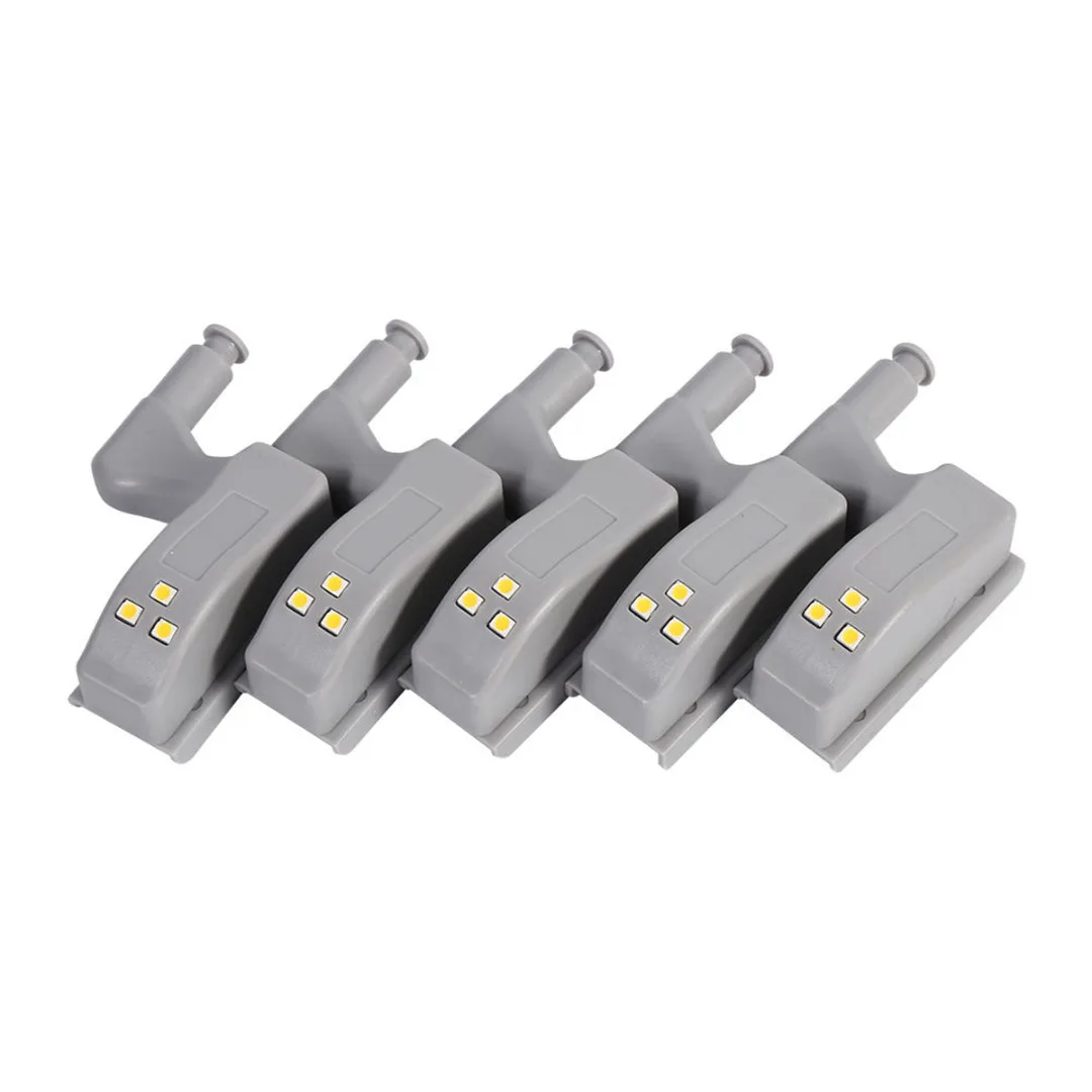 10Pcs Universal Cabinet Cupboard Closet Wardrobe Smart Sensor LED Hinge Lights