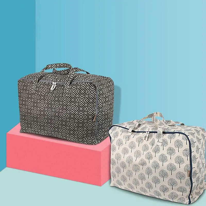 Portable Clothes Storage Bag Foldable Large Capacity Wardrobe Closet Organizer Pillow Quilt Blanket Bedding Pouch Accessories