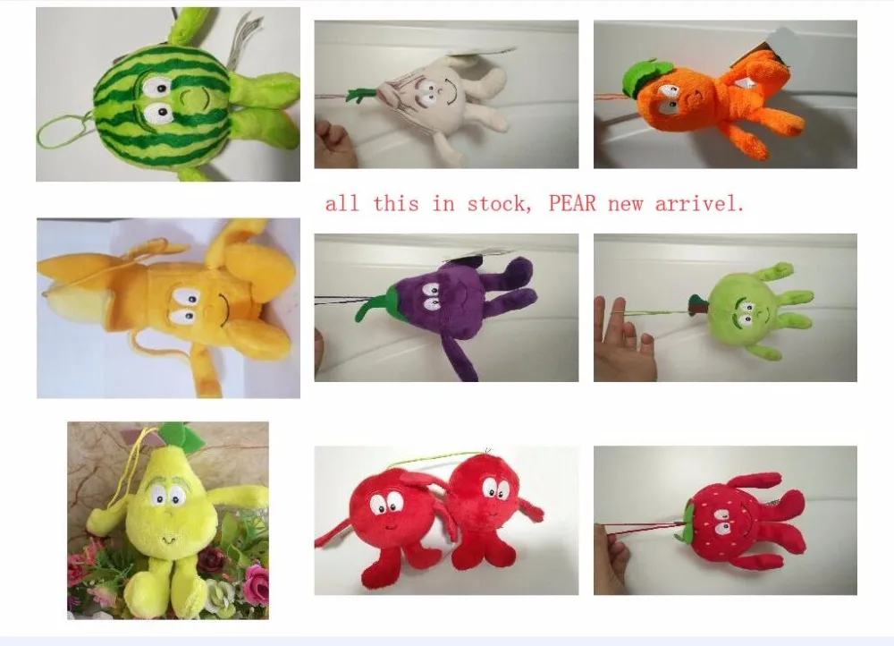 10CM New Fruits Vegetables 20CM forest animals goodnessgang Soft Plush Doll Toys for kids dropshipping