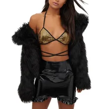 Новая Сексуальная повязка с блестками для женщин и девочек с блестками и открытой спиной, укороченные топы на бретельках, тонкий жилет, весна-лето