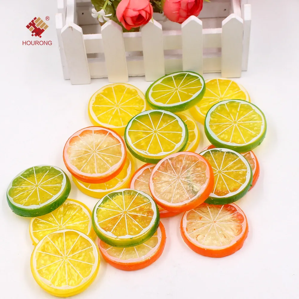 

1Set 5cm Simulated Fruit Plastic Fake Artificial Lemon Wedding Decoration DIY Party Children Headwear Accessories