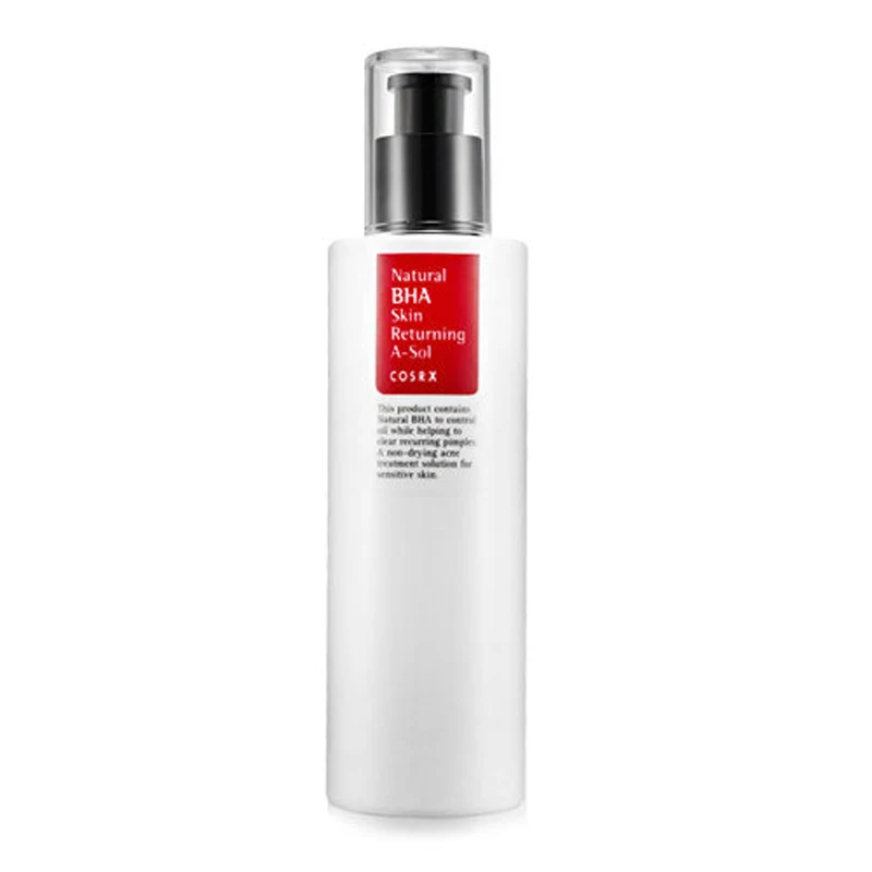 

COSRX Natural BHA Skin Returning A-Sol 100ml Face Serum Facial Toner Skin Care Acne Treatment Pimples Shrink Pores Moisturizing