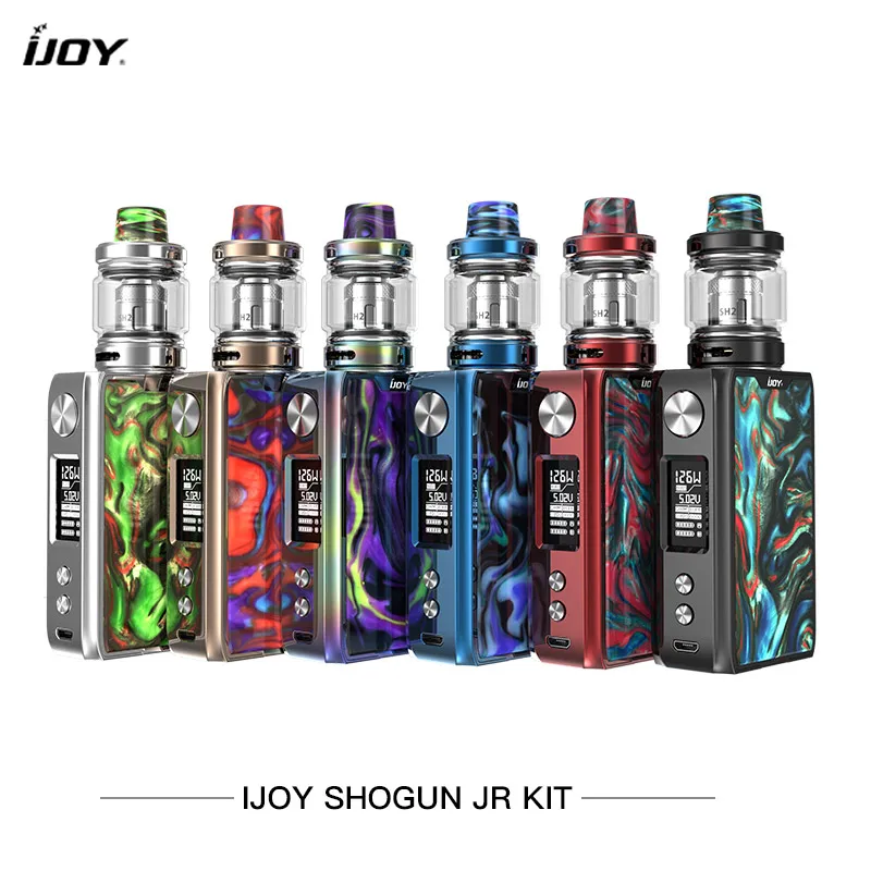 

Electronic Cigarettes IJOY Shogun JR Kit Build in Battery Box Mod Vape 126W With Shogun Subohm Tank Mesh Coil E-Cigarettes Vape