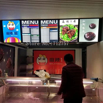 

Ultra Slim Magnetic Open LED Menu Light Box 18"x24"