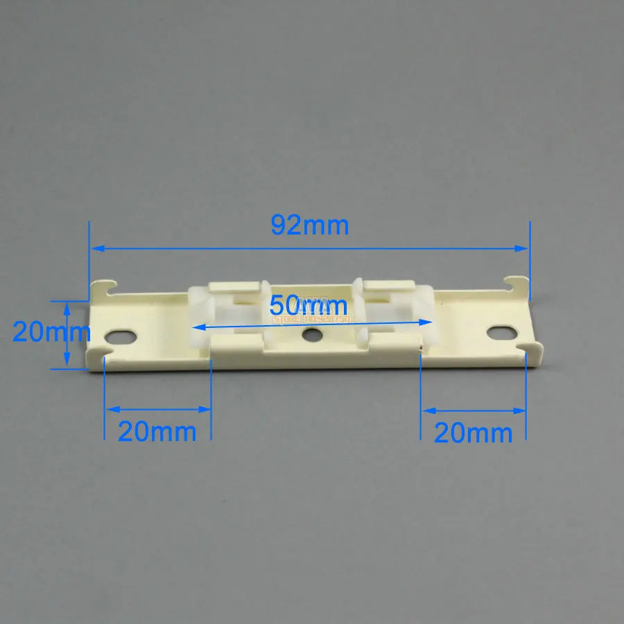 10 шт занавес трек кронштейн занавес двойные дорожки Скоба 20x92 мм