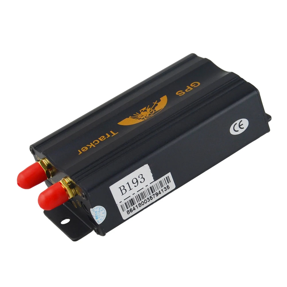 GPS GPRS SMS Original Coban Real-time Car GPS Tracker TK103A Quad Band SD Card Slot Anti-theft Move Alarm GPS103A on Google Map