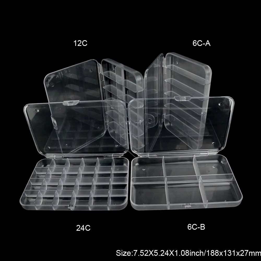 Aventik Polycarbonate Fly Fishing Fly Box Four Different Multi compartment Options Great Pocket