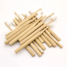 DR. PERFECT 100 шт./лот бамбуковая зубная щетка в стиле столба оптом Экологичная деревянная бамбуковая зубная щетка для ухода за полостью рта с мягкой щетиной