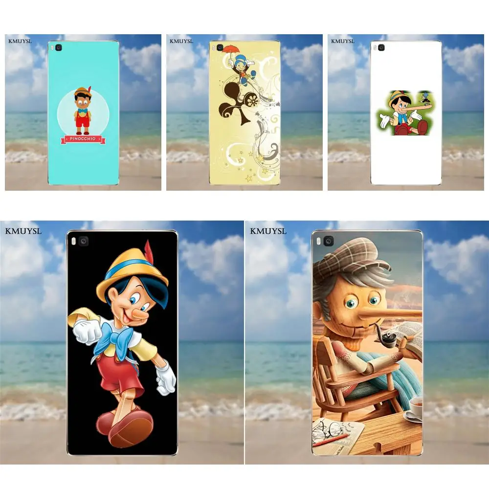 

Kmuysl For Huawei G7 G8 Honor 5A 5C 5X 6 6X 7 8 V8 Mate 8 9 P7 P8 P9 P10 Lite Plus TPU Custom Design Pinocchio