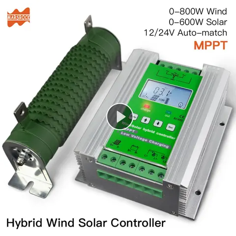 Home v1 82 1400 w mppt do vento solar hibrido controlador de carga de reforco 12 24 v