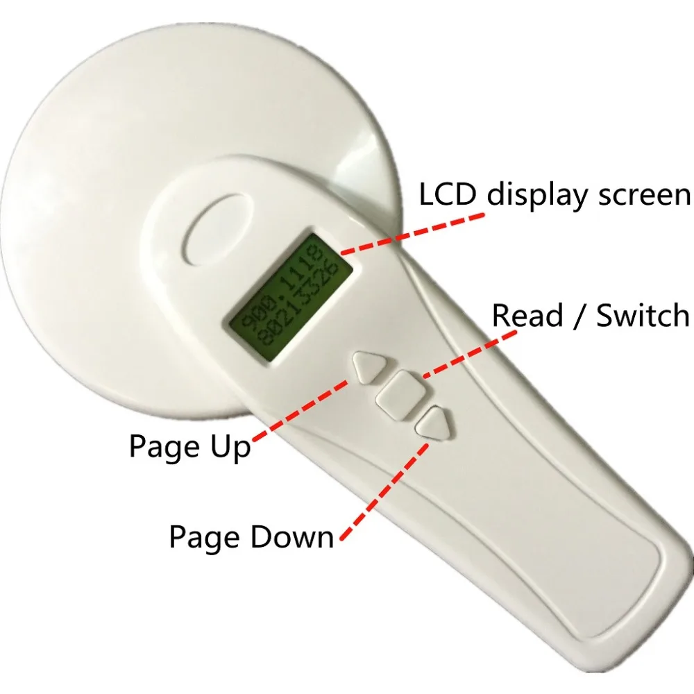 bilder für RFID Reader Speicher-typ Tragbare Reader 134,2 KHz Handheld Tiermikrochip Glas Tag Reader Scanner RP-YFD01 bilder für RFID Reader Speicher-typ Tragbare Reader 134,2 KHz Handheld Tiermikrochip Glas Tag Reader Scanner RP-YFD01