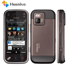N97 мини Nokia N97 мини мобильный телефон разблокированный 3g WIfi gps 8 ГБ хранения смартфон с Symbian Белый восстановленный