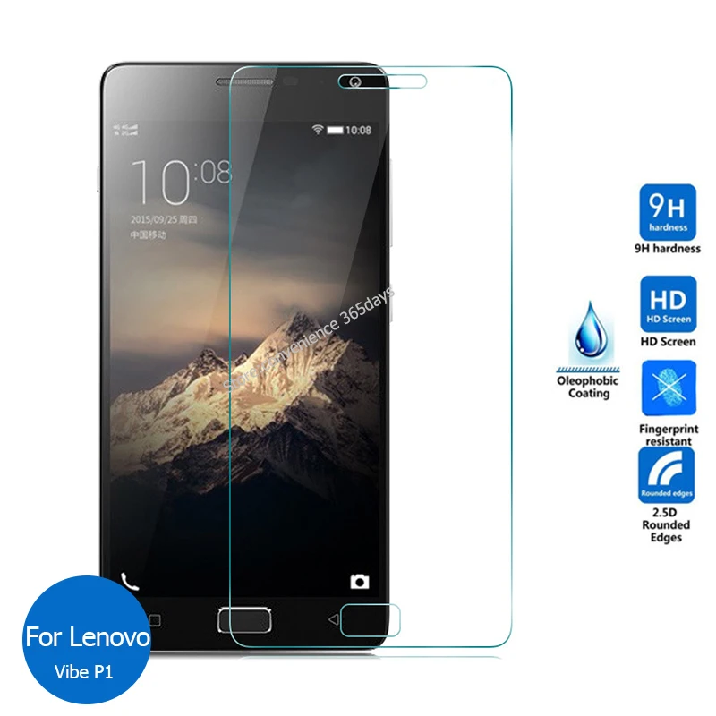 

For Lenovo Vibe P1 Tempered Glass Screen Protector 2.5 9h Safety Protective Film on P 1 Turbo p1a42 P1c72 pelicula de vidro