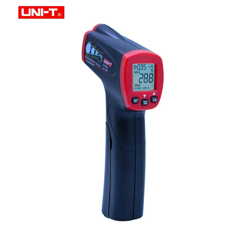 Beste Infrarood Thermometer Meet Non contact Snel Test Max Min Display Industriële MINI Digitale Meter Temperatuur Scan UNI T UT300S