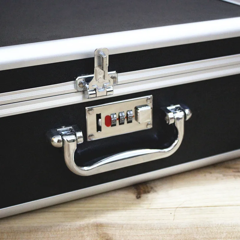 Kundui Алюминий сплава Рама чемодан сумка Toolbox дело медицины оборудования toolcase косметическая упаковка коробки паролем