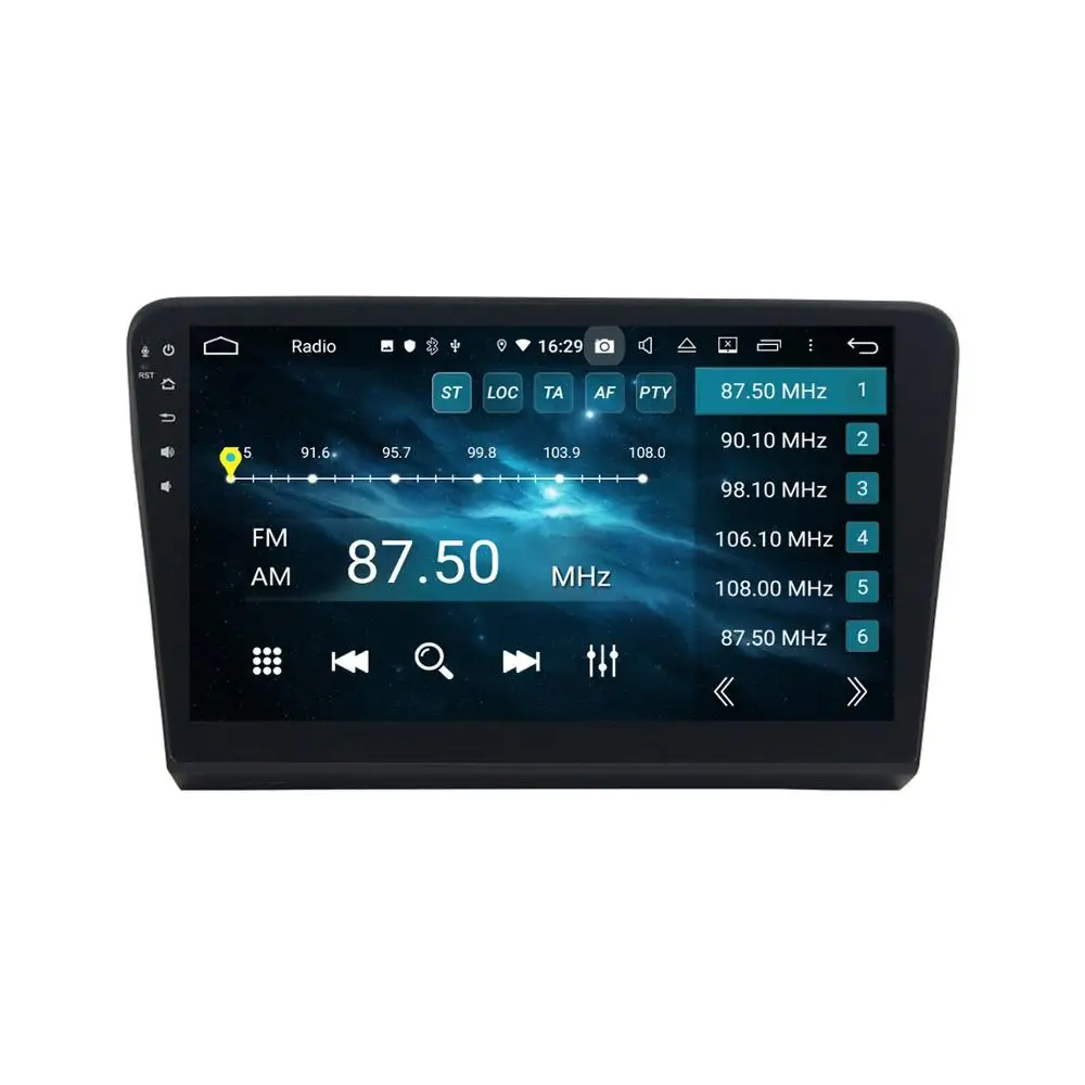 Excellent Android 9.0 Octa Core 10.1" Car DVD GPS for VW Volkswagen Bora 2012 2013 2014 2015 Radio 4GB RAM Bluetooth WIFI USB DVR 32GB ROM 2