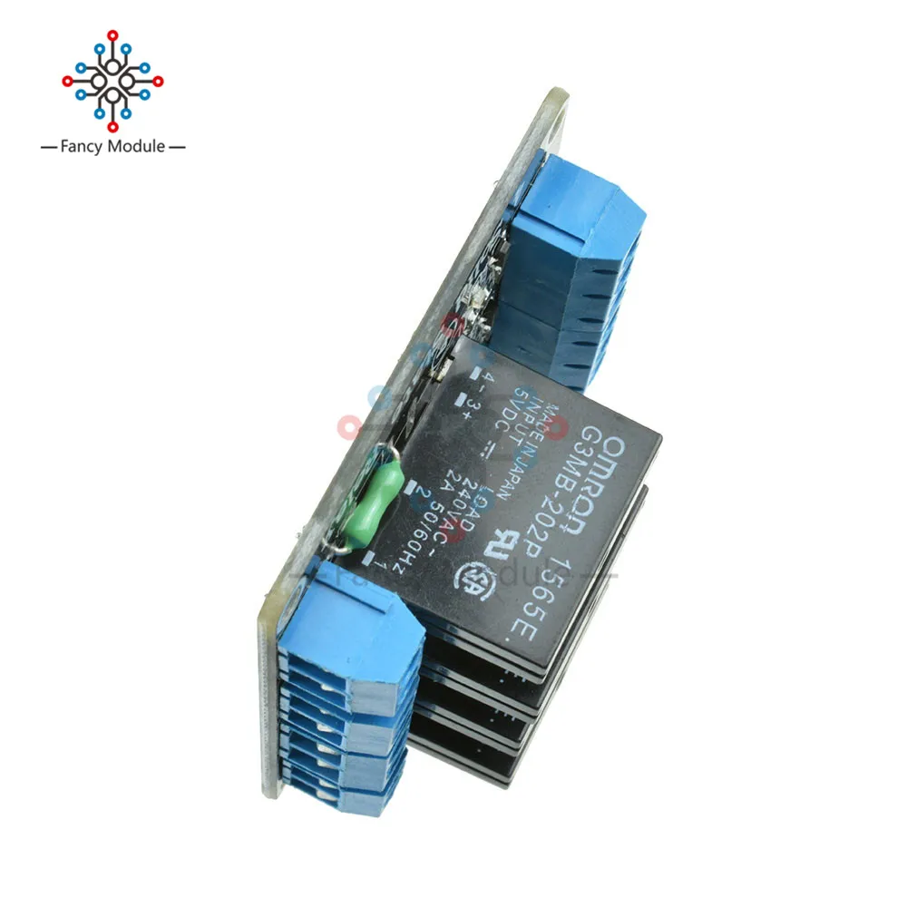 Постоянный ток, 5В, 1/2/4 канала твердотельные реле модуль для Arduino высокого уровня предохранитель для Arduino SSR G3MB-202P