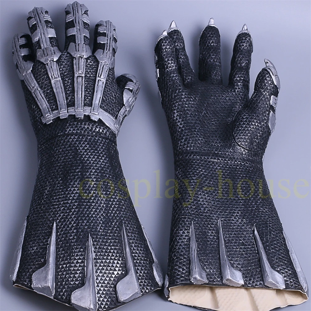 2018 Movie Black Panther Gloves Costume Cosplay Superhero Mask Full Set New 