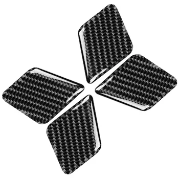 

Prevent The Surface From Scratches Dust Keeping Clear 4Pcs Carbon Fiber Interior Door Handle Bowl Trim Cover For Mercedes W204