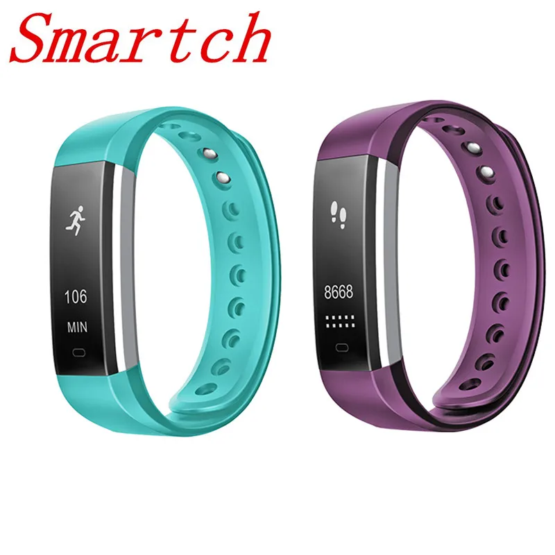 Smartch ID115 hr Smart Bracelet Fitness Tracker Step Counter Activity Monitor Band Pedometer