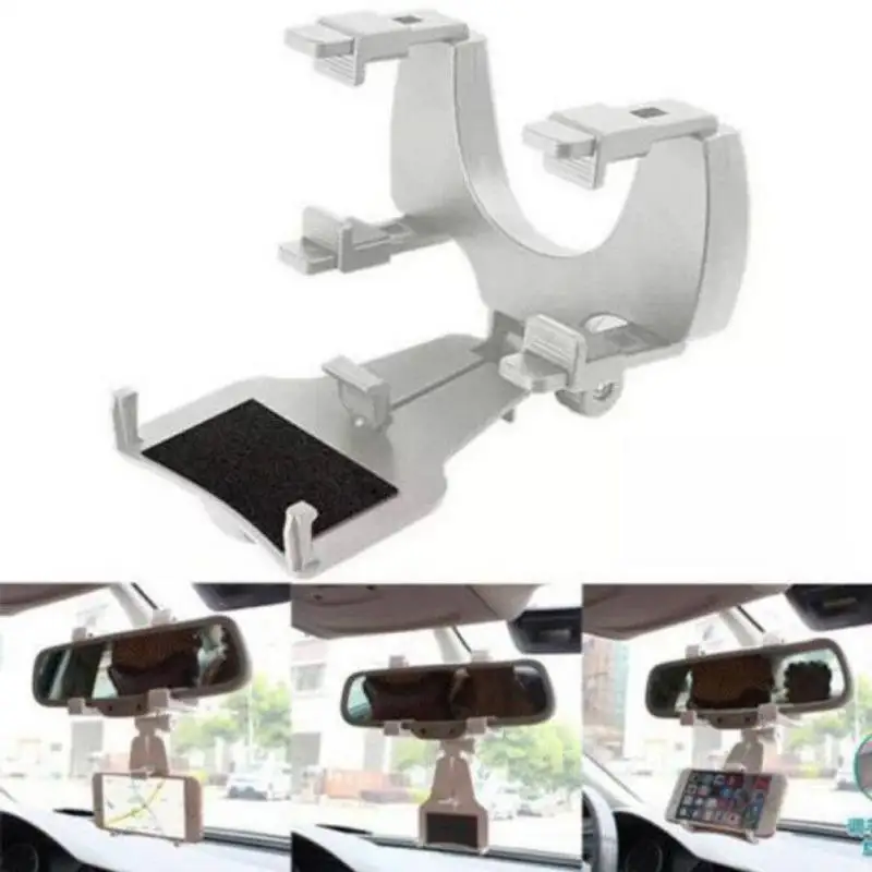  Auto Handy Halter Auto Rückspiegel Montieren Telefon Halter 360 Grad Für iPhone Samsung GPS Smartph