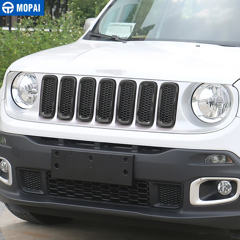 Наклейки MOPAI на переднюю решетку радиатора для Jeep Renegade 2015 2016|car exterior decoration|stickers