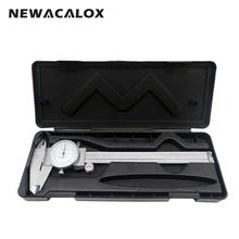 Shock-proof Stainless Steel Precision Vernier Caliper Metric Micrometer Gauge Measuring Tool Dial Caliper 0-150mm/0.02mm