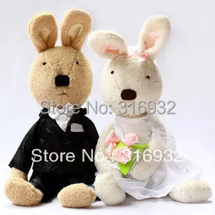 J1-Brand-new-Le-sucre-rabbit-wedding-dress-bunny-stuffed-plush-toy-good ...