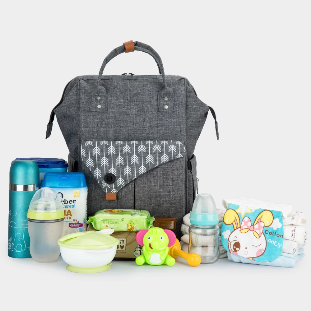 Lekebaby Diaper bag baby bag nappy bay maternity bag organizer shoulder bag travel tote Large capac