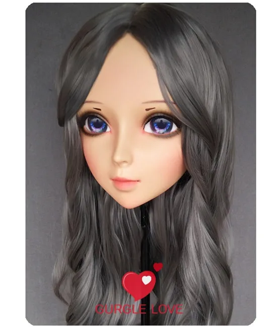 (NEW-99) Female Male Mask Realistic Silicone Masks Halloween Party BJD Baby Doll Crossdress Japan Kigurumi Anime Cosplay | Тематическая