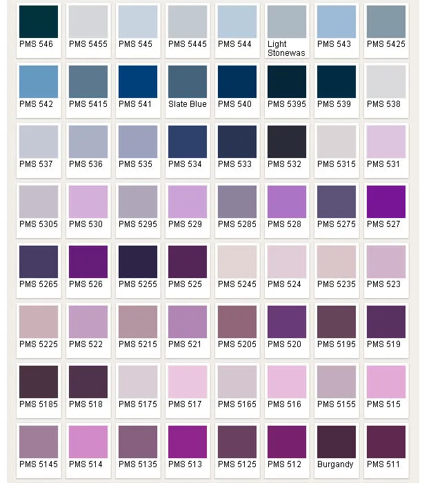 PMS Color Chart-8