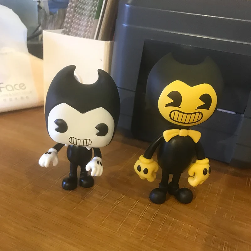 

Bendy Figure Bendy and the Ink Machine Vinyl Action Figure Yellow Edition Online Exclusive Series 1 5" Tall Bendy action figure