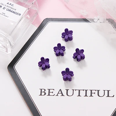 5pcs purple 5/10 шт./лот для девочек милый маленький сливовых расцветок заколки для волос для детей прекрасные заколки для волос Заколки ободки Дети Мода женские аксессуары для волос - Цвет: 5pcs purple