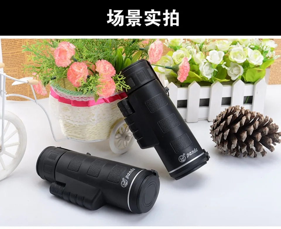 Новинка Panda hd vision scope 35x50 монокулярный телескоп с двойным фокусом для охоты на открытом воздухе Военные Монокуляры бинокль