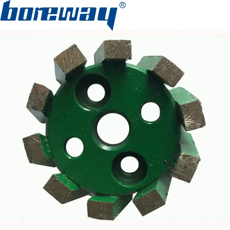 Boreway Поставка кусок D50* 20T* 10H Высокое качество Алмазные спеченные стандартные стаббирующие шлифовальные круги для обработки камня