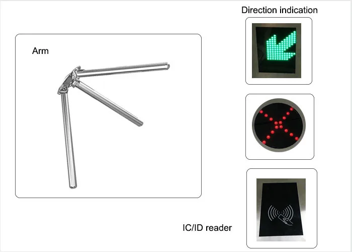 Vertical Semi-automatic Tripod Turnstile (7)