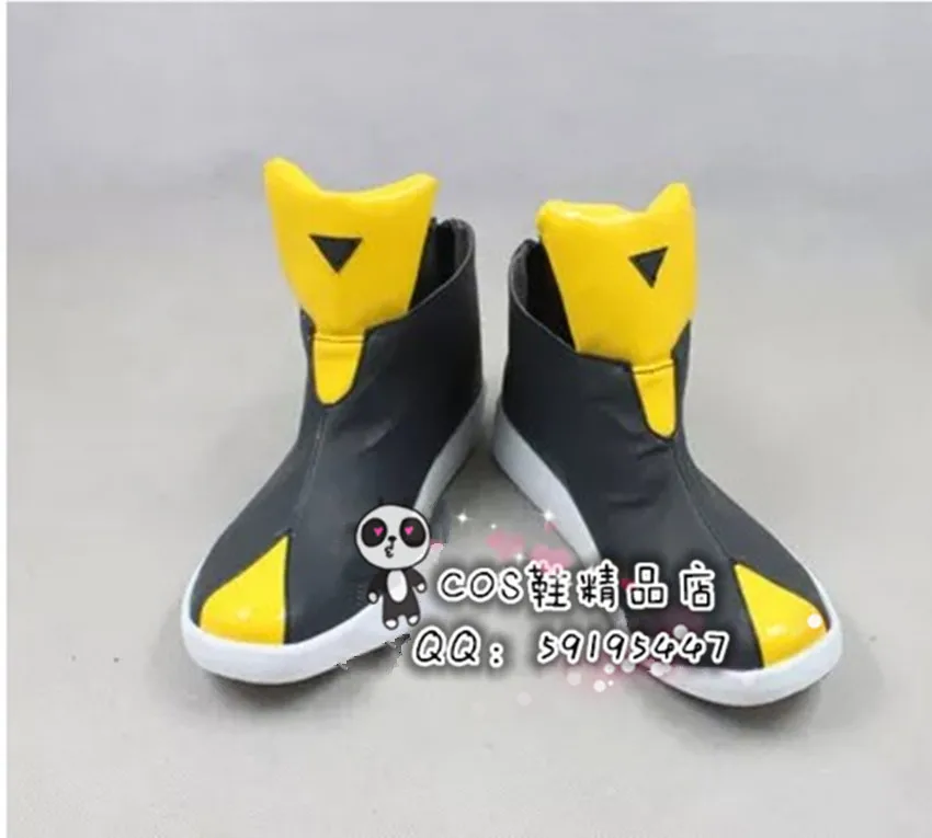 Digimon Lee Jenrya Long Brown Cosplay Shoes Boots X002 | Тематическая одежда и униформа