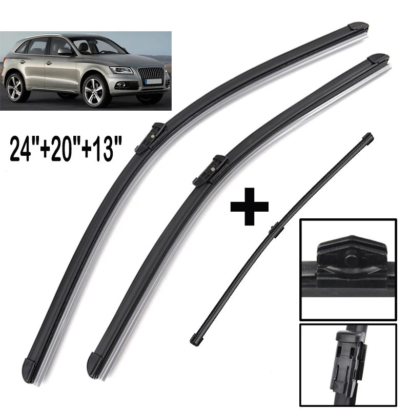 

Misima Front Window Windshield Windscreen Wiper Blades For Audi Q5 2008-2017 2009 2010 2011 2012 2013 2014 2015 2016 Window