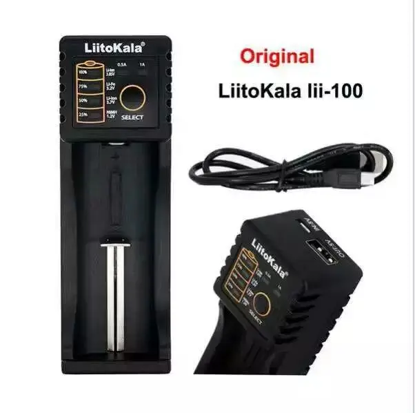 Liitokala Lii-100 1,2 V/3 V/3,7 V/4,25 V перезаряжаемая продукция всех форм и размеров, книга! Уникальный в мире lii100