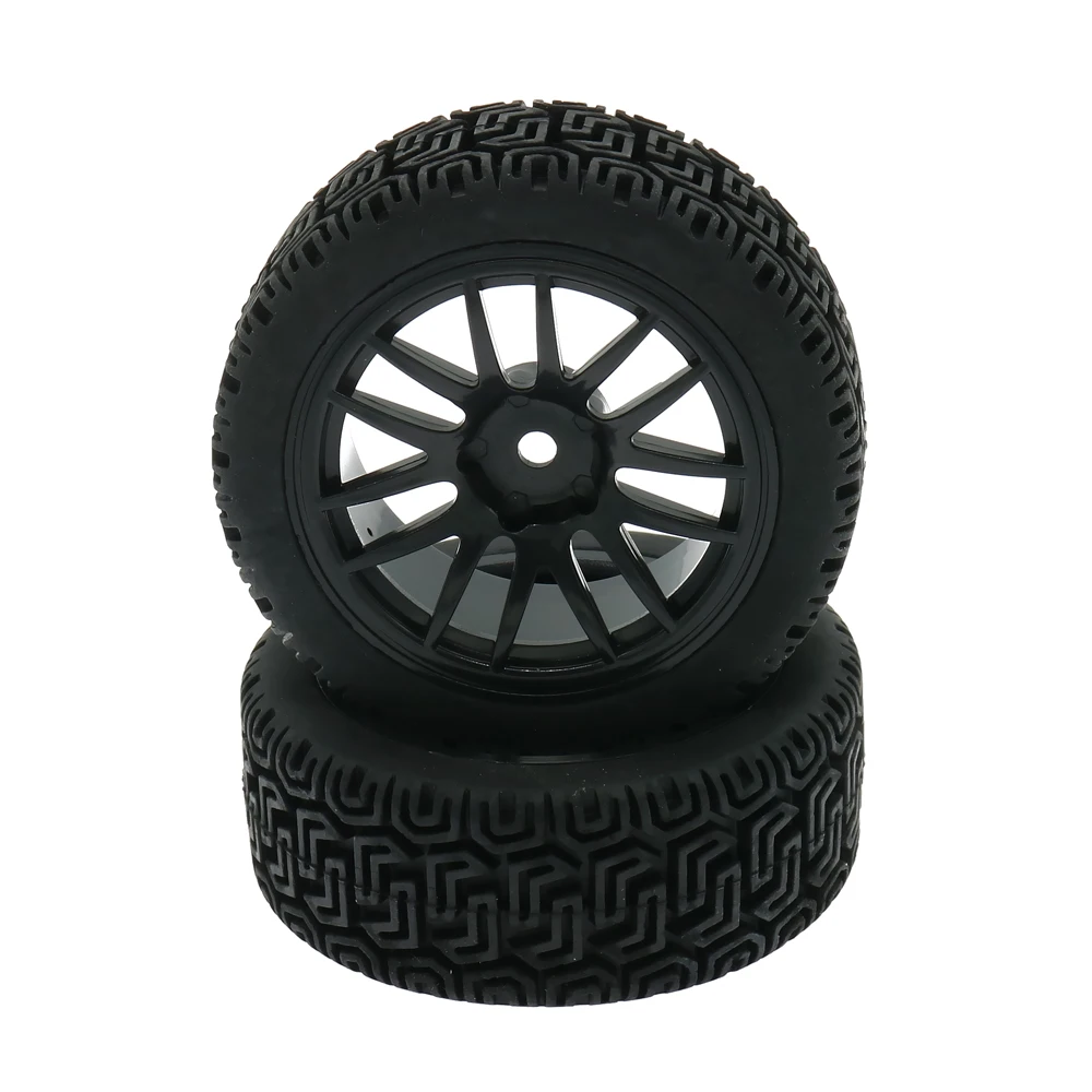 RCAWD Wheel Rim Tyre/tire Set 2PCS/Set 14 Spoke 110 On Road 68mm Toys