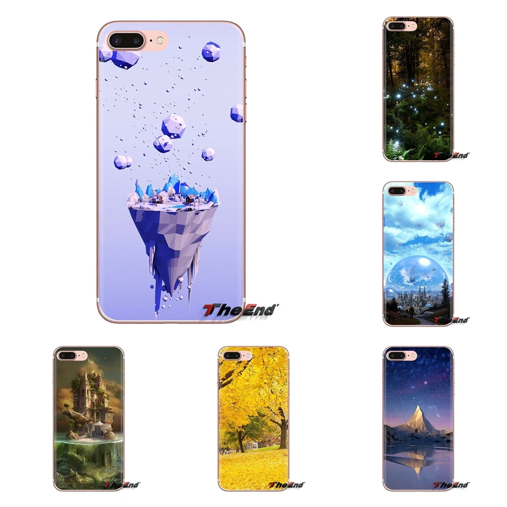 Для Oneplus 3T 5T 6T Nokia 2 3 5 6 8 9 230 3310 1 7 Plus 2017 2018 силиконовый чехол-кошелек SWAG 3D Environment Landscape