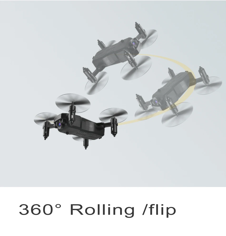 Quadcopter with 2MP Camera Mini Foldable RC Drone M11 2.4GHz 6-Axis Gyro WiFi FPV Drone Good Choice for Helicopter Training (16)