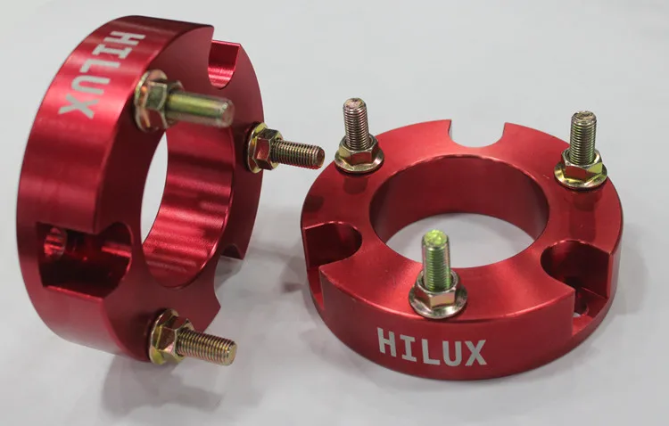 Из двух предметов(одна пара) подвесной подъемник Алюминий 32 мм спереди Резьбовая Растяжка шок Spacer комплект для Hilux Revo VIGO