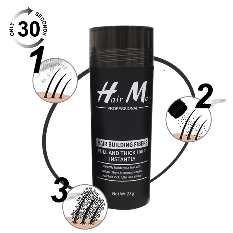 HM28g bottle 12 colors Fiber Hair Fiber Keratin Building Fibers