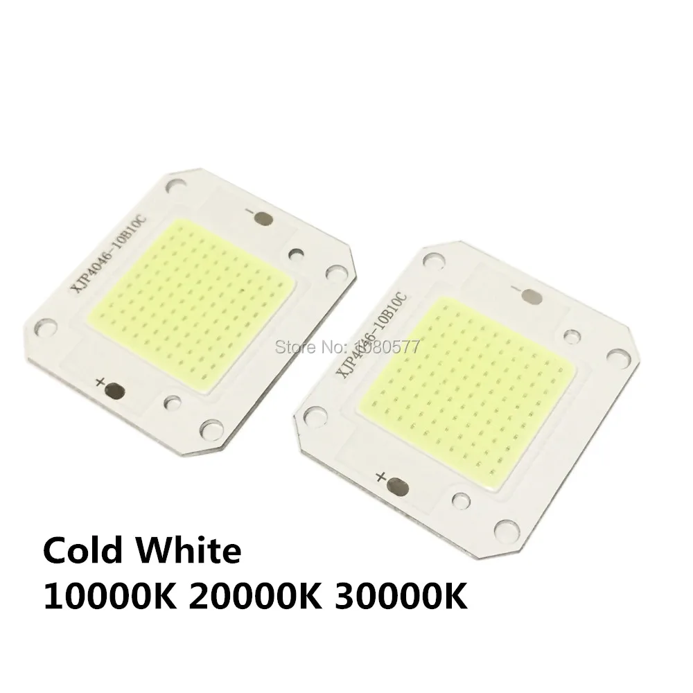 10 шт./лот, высокомощный светодиодный светильник с чипом COB, DC12V DC32V, светильник с бусинами, белый, теплый белый, холодный, полный спектр белого 3000 K-30000 K