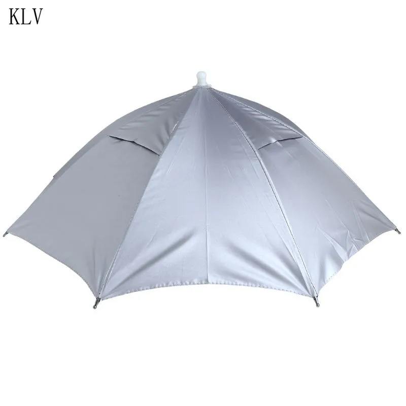 Outdoor Umbrella Hat Fishing Rain Sun Protection Hands Anti-rain Anti-UV Portable Travel Sports Hiking Folding Adjustable Tackle | Спорт и