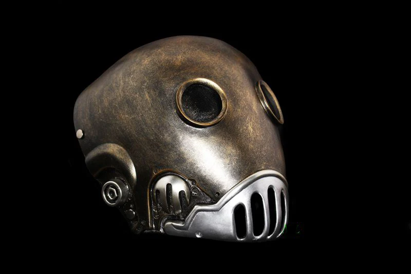 

Hellboy Clockwork Robot Man Mask Terror Full Face Alien Resin Masks Kroenen Face Masquerade Halloween Cosply Costume Party Props