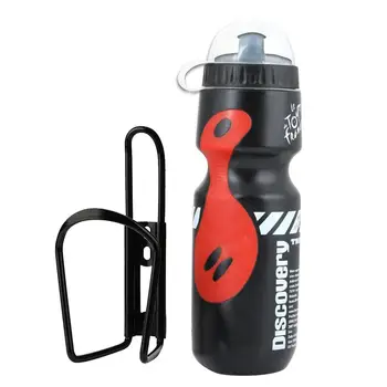

650ML Portable Sports Water Bottle Camping Cycling Bicycle Plastic Flask Aluminum Alloy Kettle Frame Combination Packages